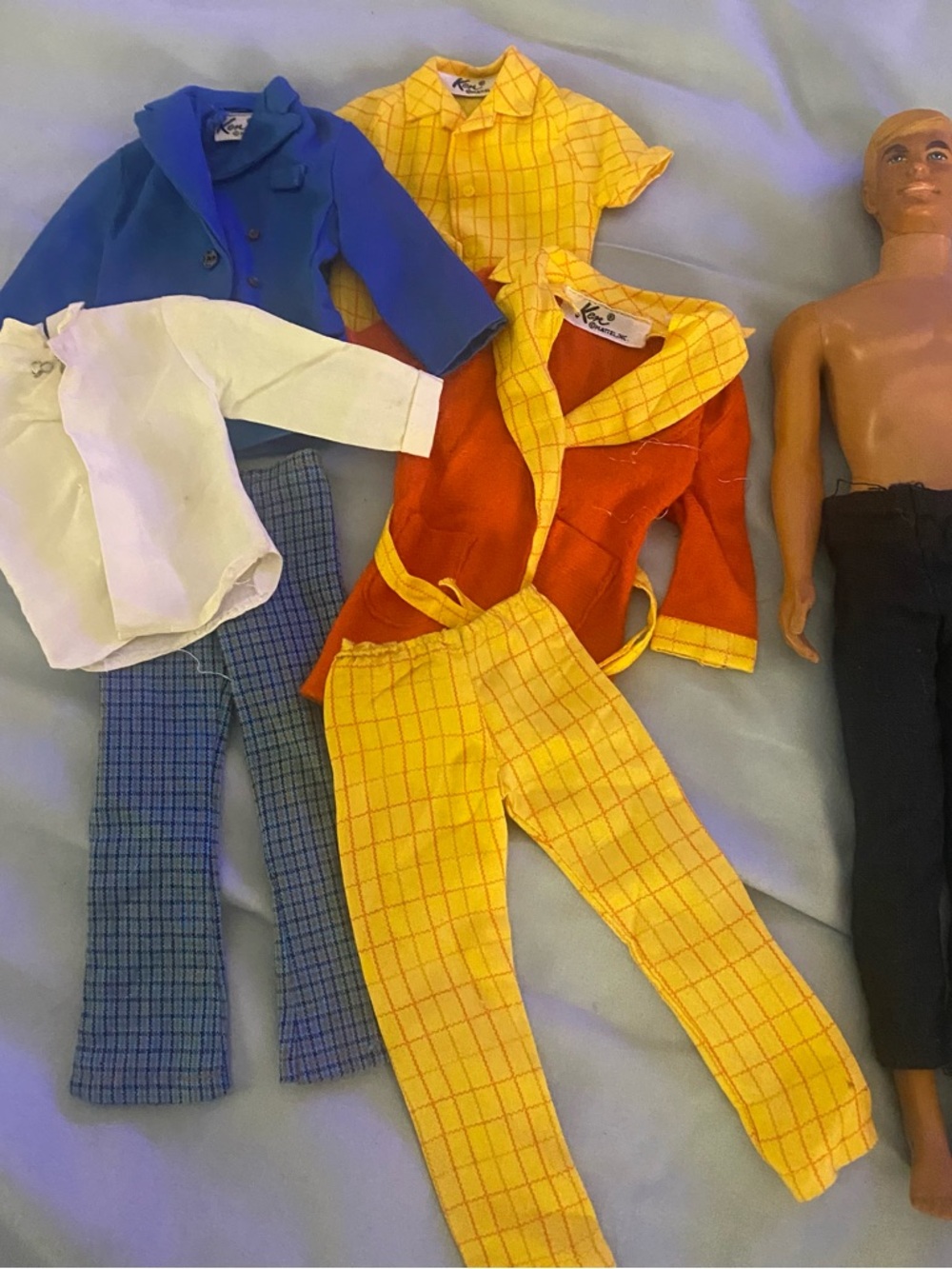 Vintage Barbie Malibu Ken Doll 1968 with clothes